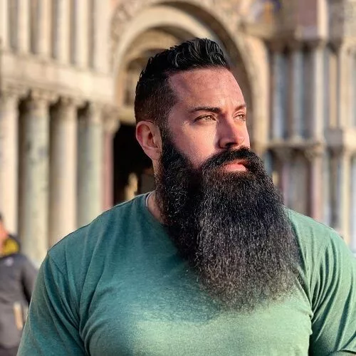 full beard into modern fashion
